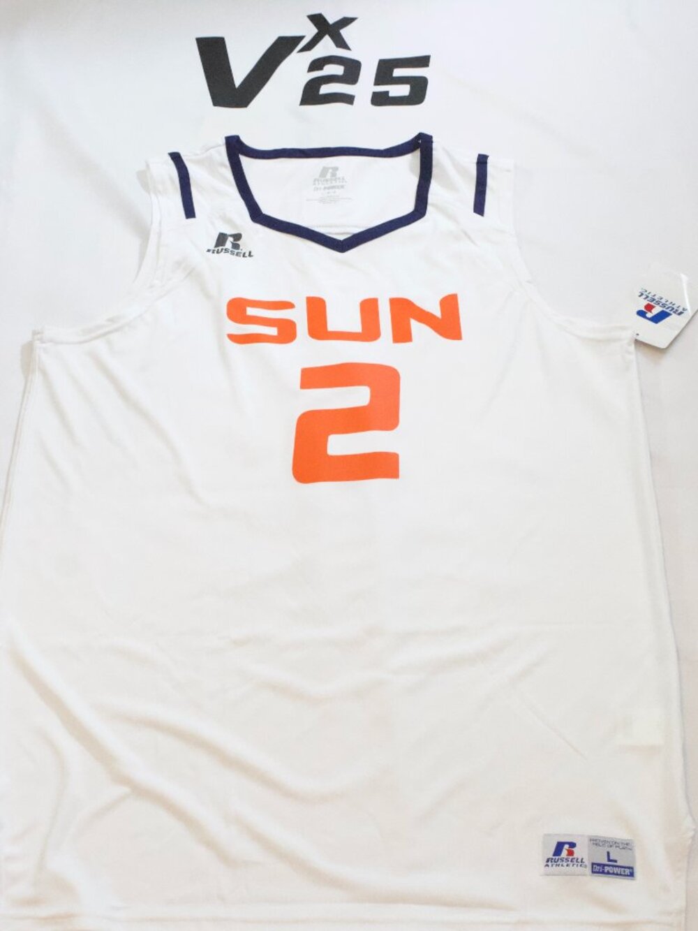 NEW Men's Connecticut Sun Haily Van Lith White Jersey Size Large
